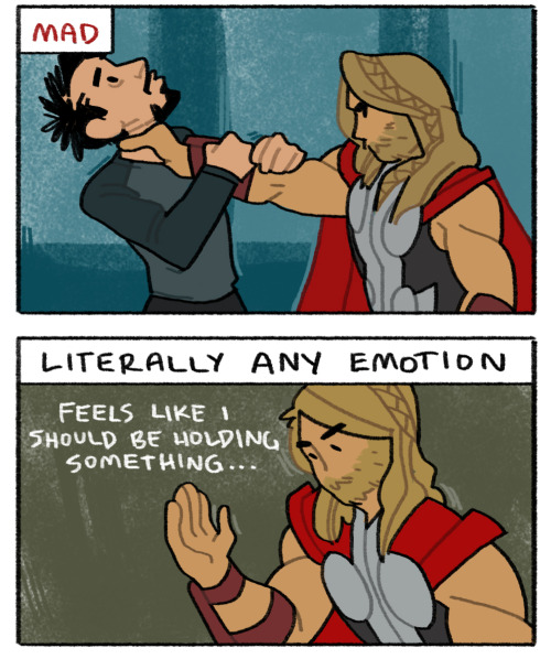 lousysharkbutt:thor why do u like grabbin necks so much