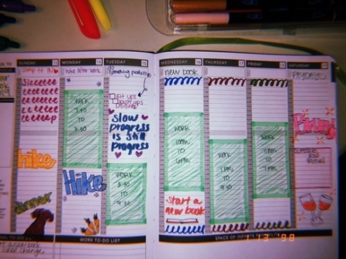 feeling like i really out did my first two weeks, and i’m so happy. this planner gives me a space to