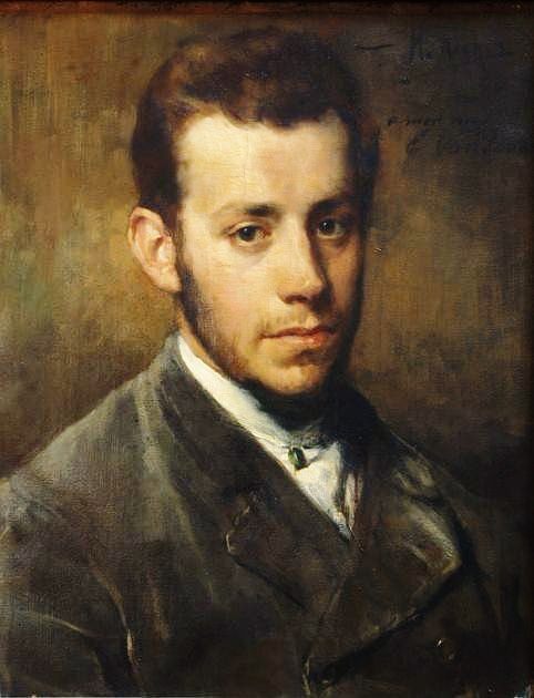 blastedheath:  Herman Richir (Belgian, 1866-1942), Portrait of the artist Emile van