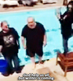 goldenfools:    George R. R. Martin doing the ALS Ice Bucket Challenge [x]   