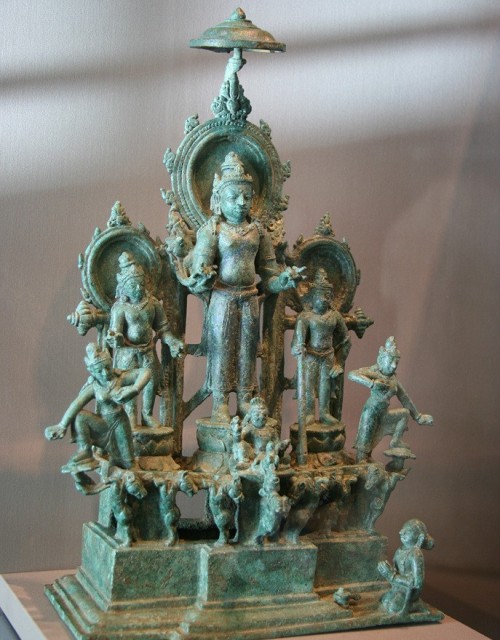 Surya chariot, the Sun God from central Java 8th century.