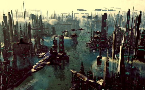Future Cityscape by jrmalone