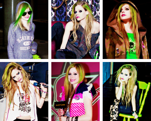 incredible-avril:  make me choose:↳ cherriecupcakex asked: Avril with pink hair