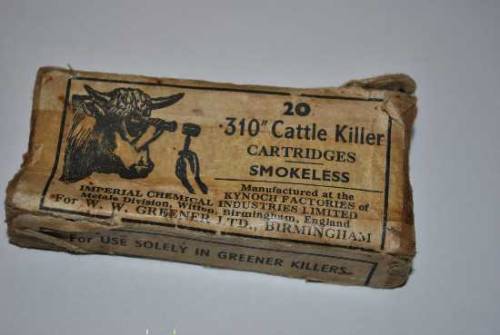 The Greener Humane Cattle Killer,One of the more unusual firearms I have ever posted, the Greener Hu