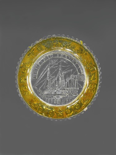 Cup plate, Boston &amp; Sandwich Glass Company, ca. 1829–40, American Decorative ArtsBeque