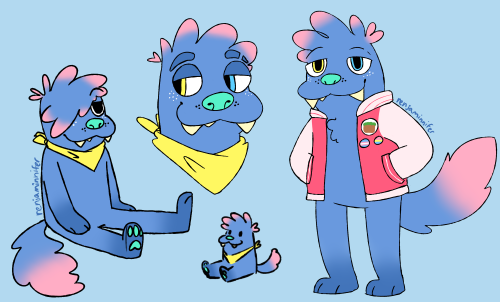 I don’t think I ever posted this lil page of doodles, so here he is!id start. It’s a doo