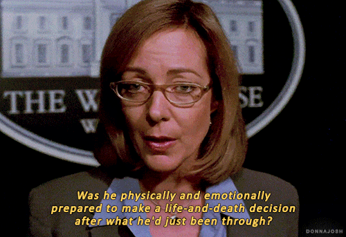 THE WEST WING 3.02 – “Manchester: Part I”
