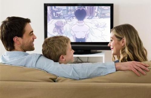 shinjibae:  Watching the end of evangelion with parents. 