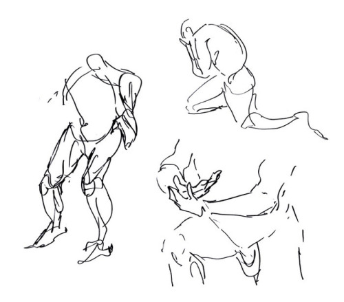 Gesture drawing #5 - Dynamic drawings and 1mn to 2mn posesLudovic #3 - wonderful model from the Moul