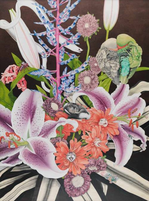asylum-art: At Joshua Liner Gallery, New Works from Tiffany Bozic. Artist on Tumblr For this work, B