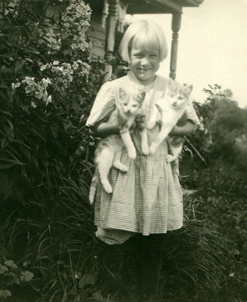 Vintage Cats and People