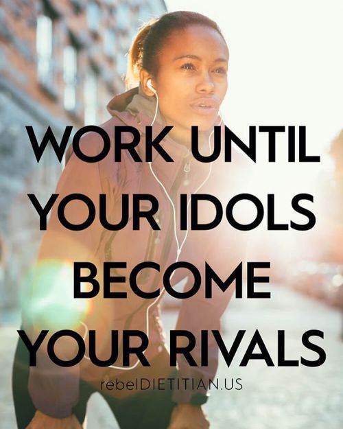 Work until your idols become your rivals. #EatClean #TrainMean #LiveGreen :)) !!