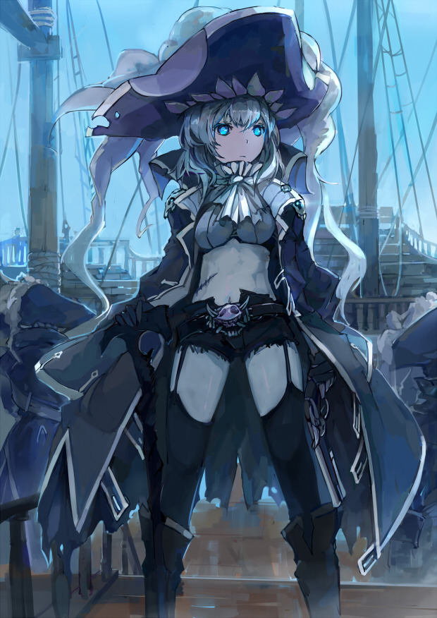caskitsune:  She’s a pirate | Spark※Permission was granted by the artist to upload