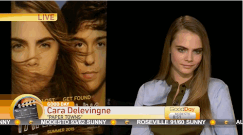 kaylapocalypse:buzzfeeduk:Cara Delevingne Got Told Off During A Painfully Awkward Interview And Thre