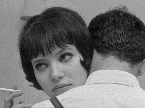 highvolumetal:  Vivre sa vie , Jean-Luc Godard , 1962.  