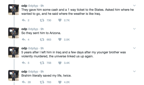 cinematicnomad:@dollyp shared a story on twitter about refugees after the news of trump’s new ban (w