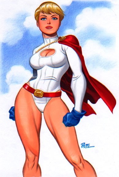 cooketimm:  Power Girl by Bruce Timm 