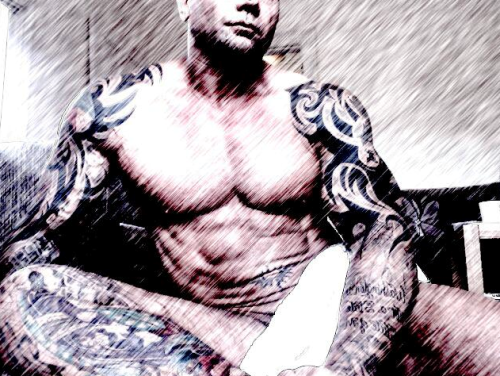 rwfan11:  From Batista’s twitter ….. MAN MEAT MONDAY!!!! 