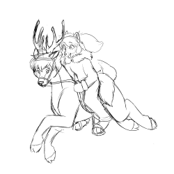 sianiithesillywolf: Ky as my reindeer companion~ owo Hard to decide if we would date in this world or not sdhgalsk;as  x3