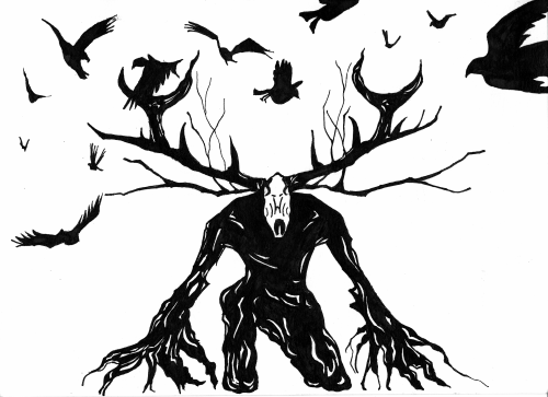 Here, Have Some Of My Art. Its Form February, Black Ink. I Thought Id Make This One Quickly But Of Course