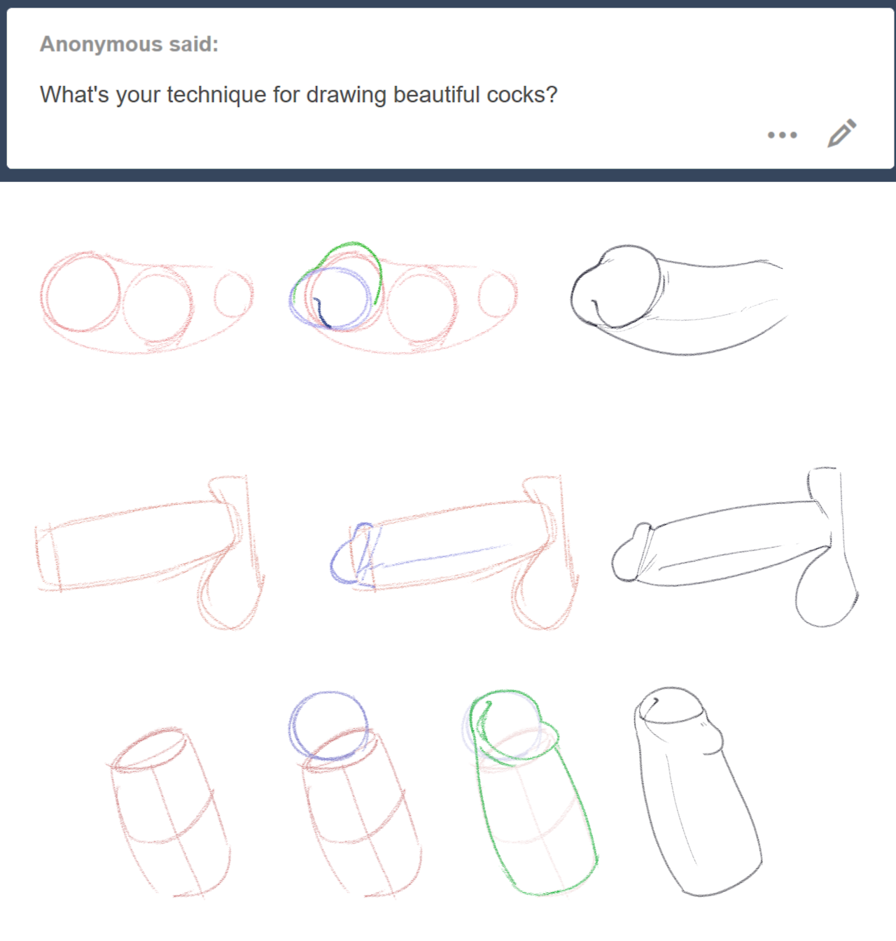 mightyworld:  Dicks are deceptively simple. It’s just a tube and a ball really.And