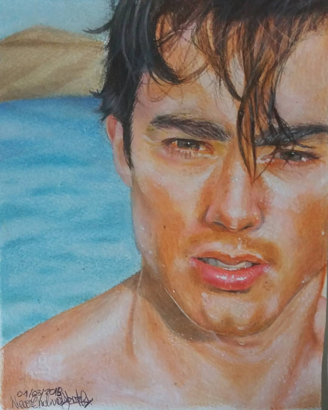 Ehy guyyys! 😍
How are you? ❤
I finally finished this piece about @pietroboselli that ive been working on lately and im happy about how it came out!
Also because i managed to draw a decent background and it shouldnt be taken for granted AHAHAH.
Pietro...