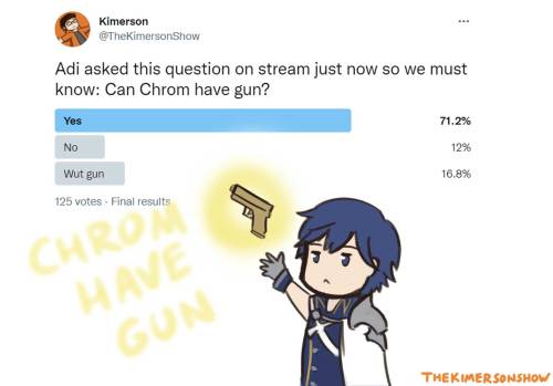 Fire Emblem Awakening would’ve been a lot shorter if Chrom had a gun