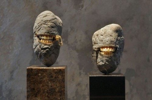 Stone sculptures by Hirotoshi Itoh a.k.a. jiyuseki