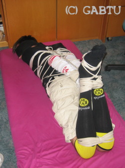 gabtu:  Soccer Socks Hogtie 