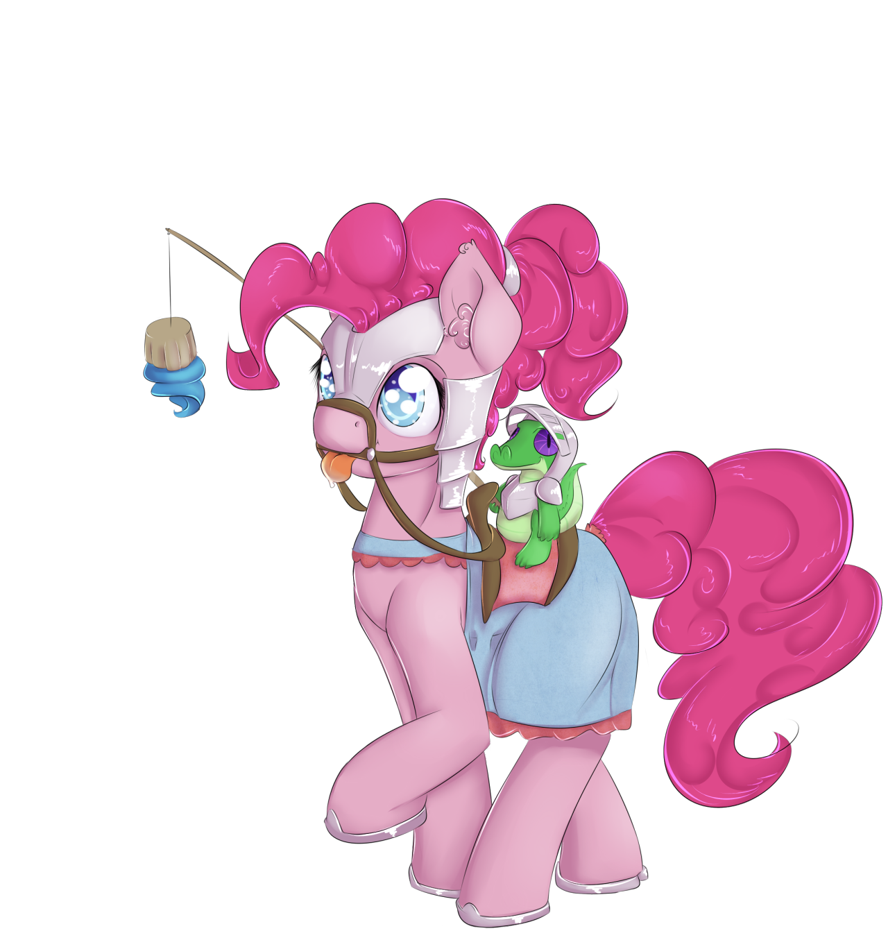 alasou:  &ldquo;Gummy’s costume.&rdquo; On his way to war. Or something