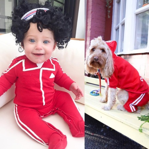 Who wore it better? #RoyalTenenbaums Baby Sunday at 7 months old or Hollywood Homer at 7 years old? 