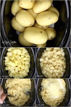 foodffs:  CREAMY SLOW COOKER MASHED POTATOESReally