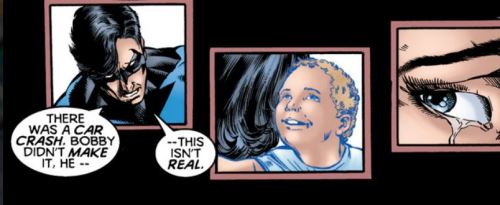 thoughtsaboutdickgrayson: From JLA/Titans #2 (January 1999) So sad.