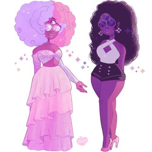 passionpeachy:messing with some garnet looks….she can be your angle…or yuor DEVIL