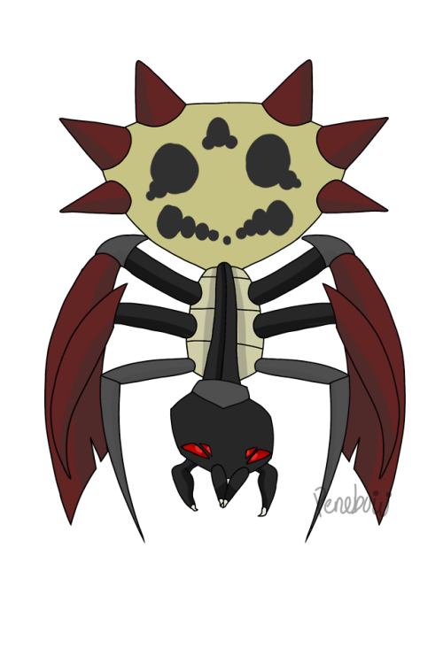 Iso Spike’s based off of a Spiny Orb-Weaver! They ‘wear’ their abdomen as a shell. I just made the d