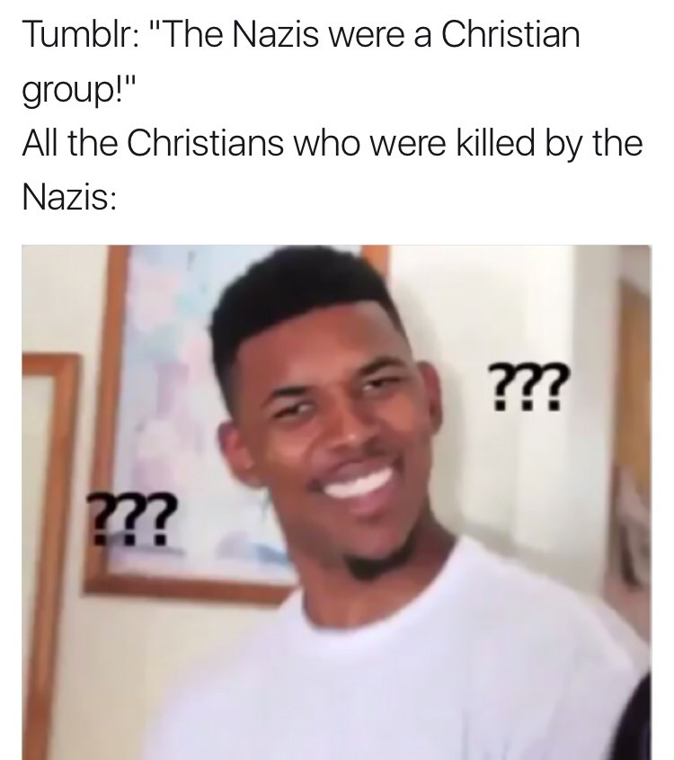 libertarirynn:  crazyintheeast:  The Catholic Church was a Christian GroupAll the