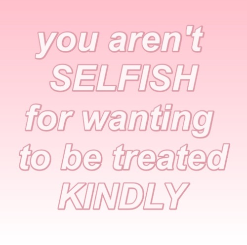 be kind to yourself