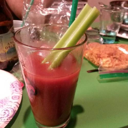 Ooo Y'all Look I Had A Salad For Dinner #bloodymarys #cucumbervodka #dinner #of #champions Y'all Can't
