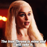 oberynymeros:  In your mind when you’re playing Dany, why does she want to be Queen?