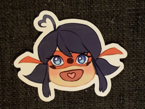 theladynoirzine:Our absolutely gorgeous die-cut stickers are in!! The super cute Ladybug and Chat No