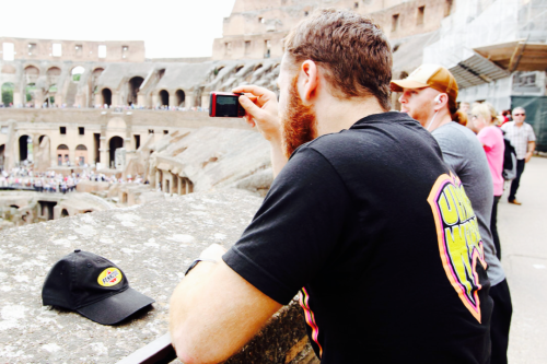 Sex    Sami Zayn goes sightseeing in Rome  pictures