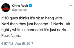 elvisomar:Chris Rock accurately explains the mathematics of hate.