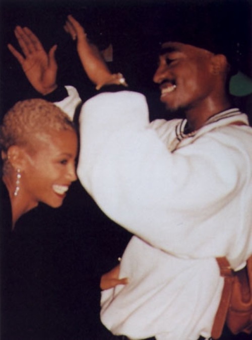 twixnmix: Jada Pinkett and Tupac Shakur at the premiere of Jason’s Lyric, September 1994. 