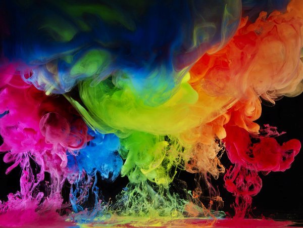 submissiveinclination:  jedavu:  Colored Liquids Create Gorgeous Rainbow Explosions