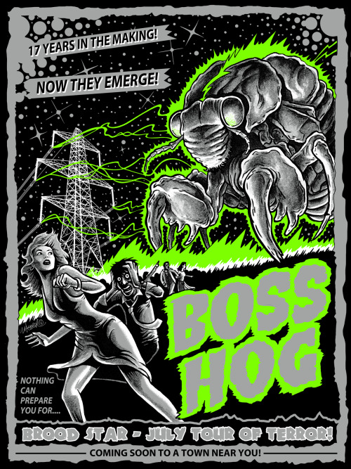 Boss Hog 2016 Tour Poster