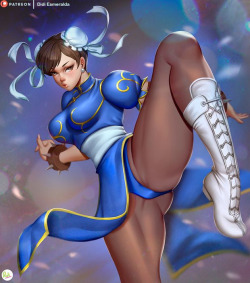 Didiesmeralda:  ⭐Chun-Li | Street Fighter   Nsfw Versions Lingerie | Nude On My