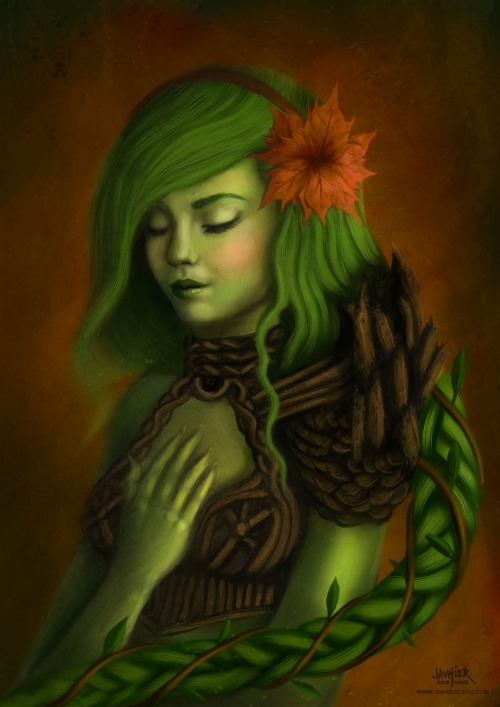 Dríade (Hada verde)——————————Dryad (Gree