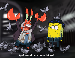 dat-soldier:  hopeisindeedsuffering:  dat-soldier: Bikini Bottom: Become Marine Animal (2018) squidward is markus omg lol  do you have any other genius ideas you feel like dropping on my lap like this 