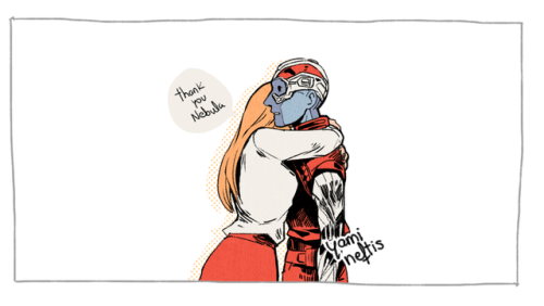 gabiarts:  “All thanks to Blue Meanie, you’d love her”You will tear Nebula and Iro