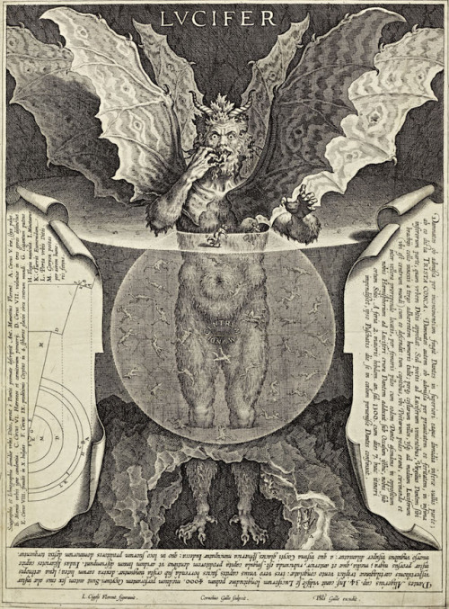 Cornelis Galle I, Lucifer. 1595